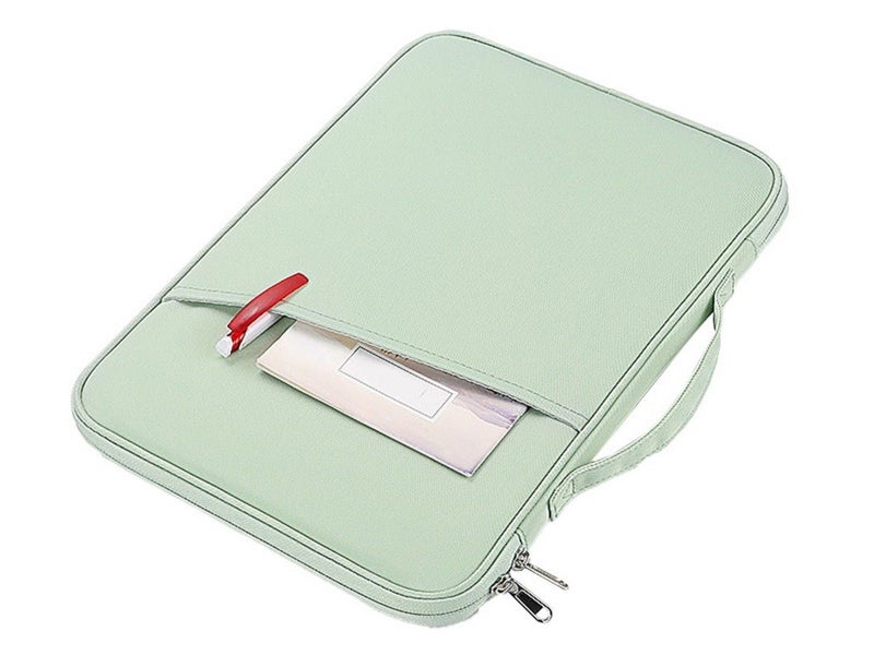 For iPad 12.9-13 inches Tablet Sleeve Case Pouch Bag Laptop Protective Bag Green Carousel 3