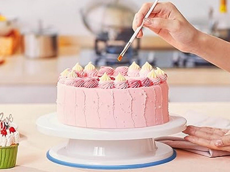 64-Piece Cake Decorating Supplies Kit Cake Decorating Set with Cake Turntable Carousel 2