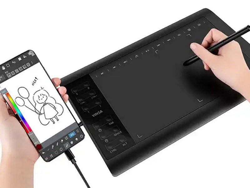 1060 Plus Digital Graphics Drawing Tablet with Stylus Carousel 2