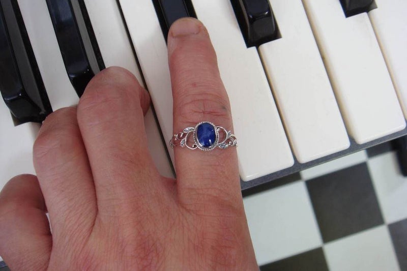 Ring | Sodalite | Oval | 8x6.5mm | sizeT | 925 Stg Silver #766 Carousel 2