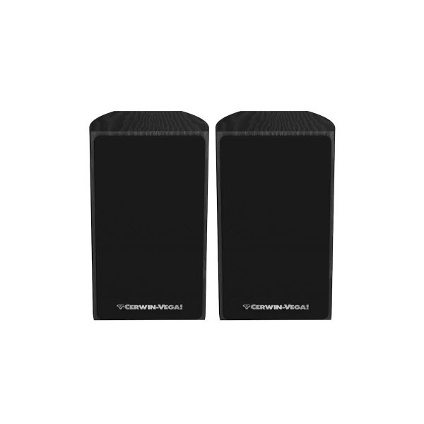 Cerwin Vega La Series Home Audio 4" 2-Way Bookshelf Speaker Pair Black Carousel 1