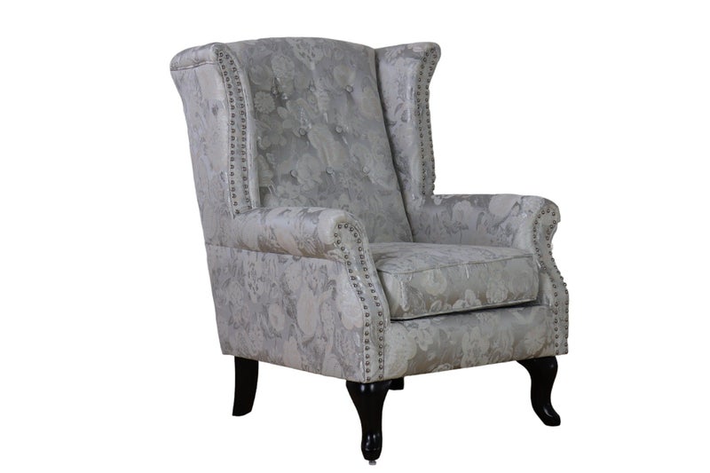 TNC Wing Chair, Silver Grey Carousel 1