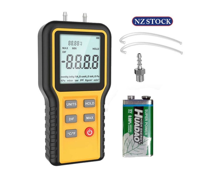 Digital Manometer Air Pressure Gauge Carousel 1