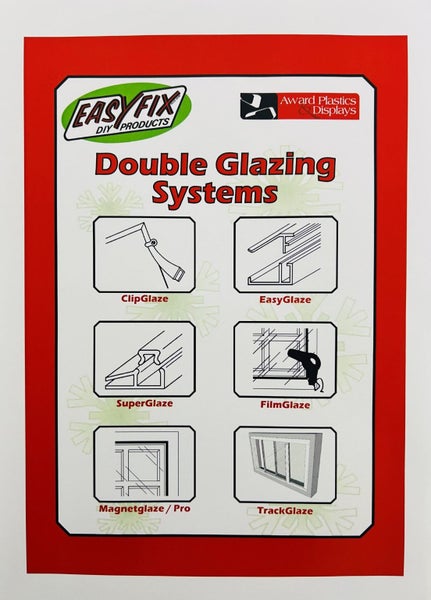 DIY DOUBLE GLAZING White 4mm ClipGlaze 5m PrePack Kit Carousel 11
