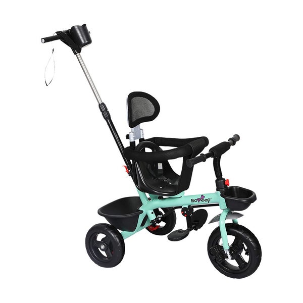 Bopeep Kids Tricycle Ride On Trike Toddler Balance Bike Prams Stroller Green Carousel 1
