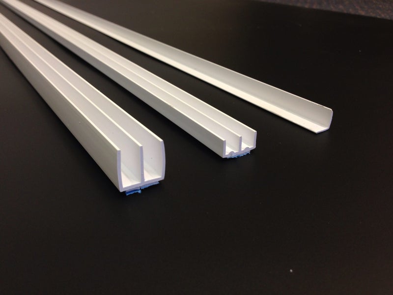 Double-glazing Trackglaze Kit for Sash Windows, white, 1 metre long lenghts Carousel 1