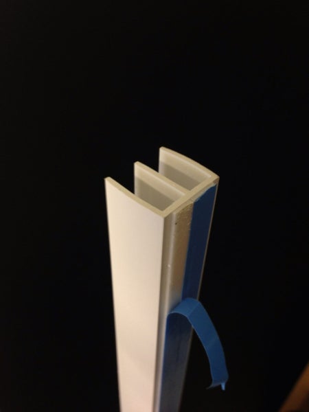 Double-glazing Trackglaze Kit for Sash Windows, white, 1 metre long lenghts Carousel 2