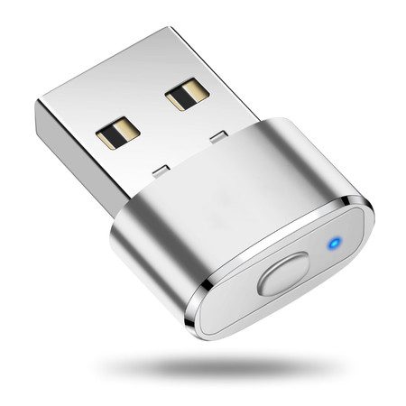 Undetectable Metal USB Mouse Mover with Switch Button Automatic Mouse Shaker Carousel 1