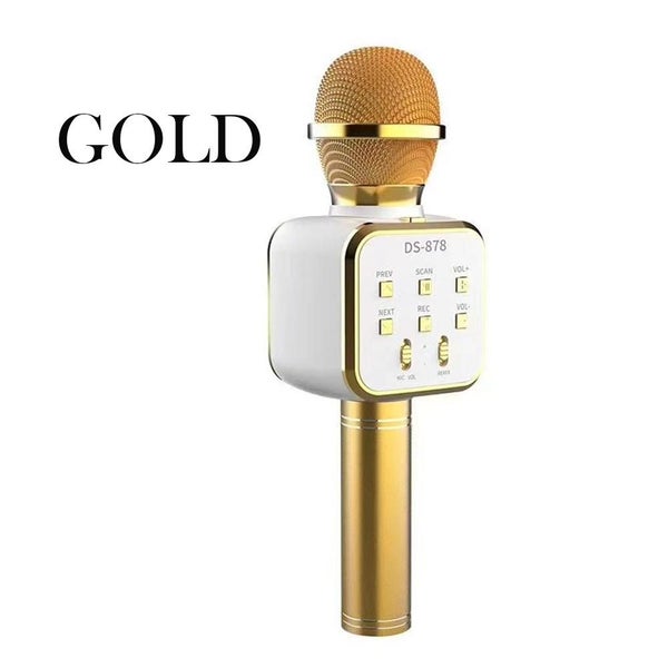 DS 878 Wireless Bluetooth Microphone with Built-in HIFI Speaker For iPhone an... Carousel 1