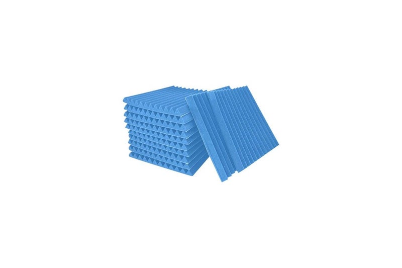 12 Pack Studio Acoustic Foam Sound Absorbtion Proofing Panel Wedge Soundproof-Bl Carousel 2