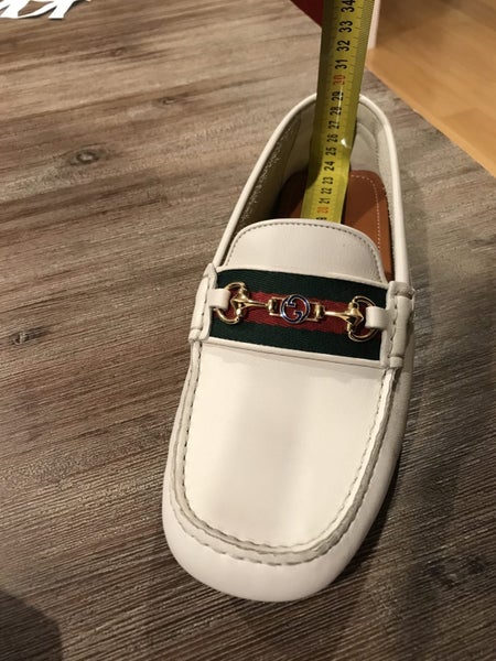 Gucci leather driving shoes Ivory Carousel 5