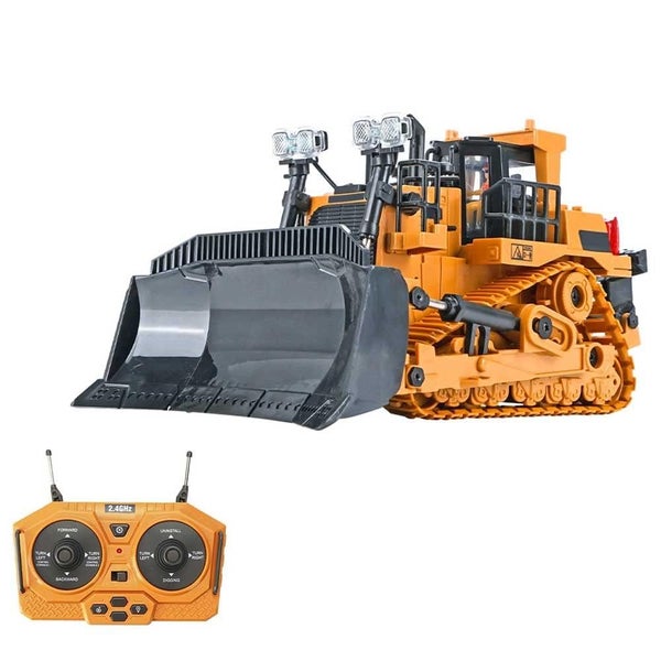 1:20 Alloy Bulldozer RC: 9-Channels, Lights & Sound! Carousel 1