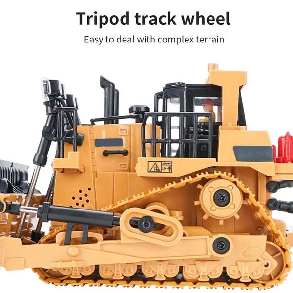 1:20 Alloy Bulldozer RC: 9-Channels, Lights & Sound! Carousel 7