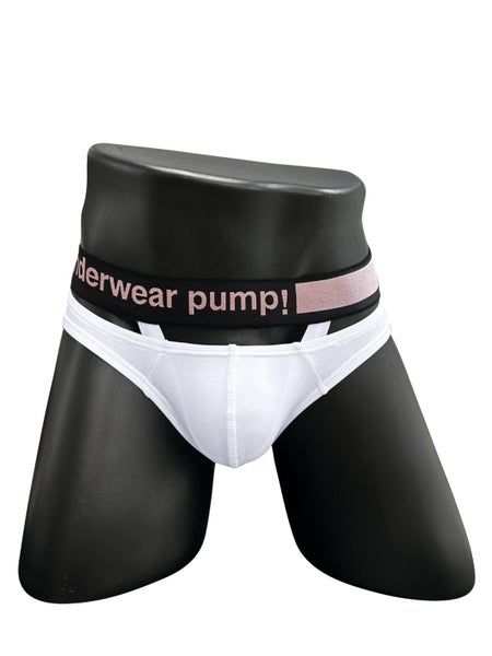 Mens Underwear Briefs Sexy T-back Thongs GString "White" MP235 Carousel 1