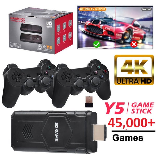 "PLUG N PLAY" old school Retro Game 45K Game + 2x Wireless Controllers Carousel 2