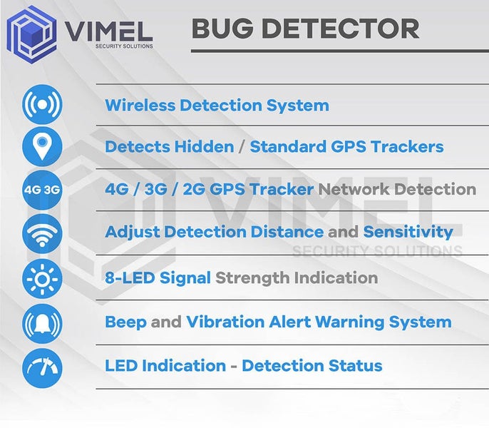 Professional GPS Tracker Finder Spy Camera Locator Hidden Bug Device Tracking Carousel 2