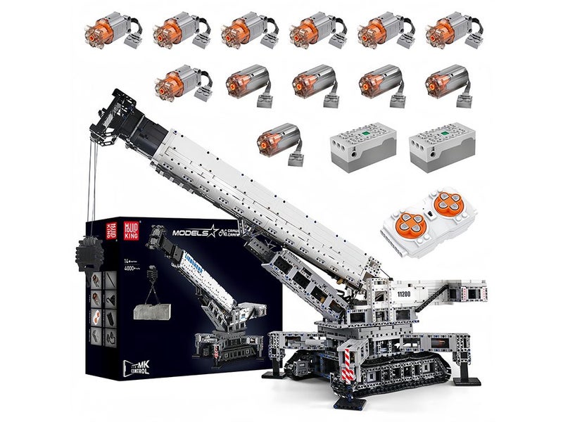 Mobile Crane Truck Building Blocks Kits Construction Vehicles Model for Adults Carousel 1