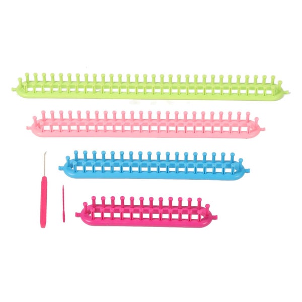 long knitting loom set knitting loom set with hook needle kit 6pcs Long Knitting Carousel 20