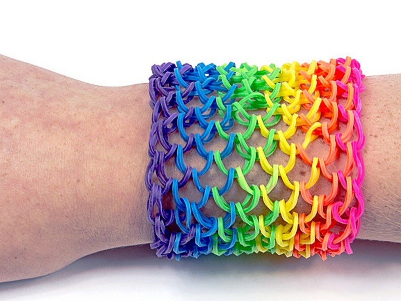 1 X Colorful Loom Bands Kit DIY Rubber Band Bracelet Making Kit with Storage Box Carousel 3