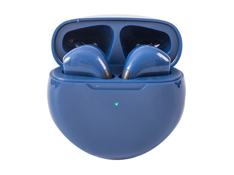 Wireless Bluetooth Headphones Sports Earbuds with Charging Case Navy Blue Carousel 2