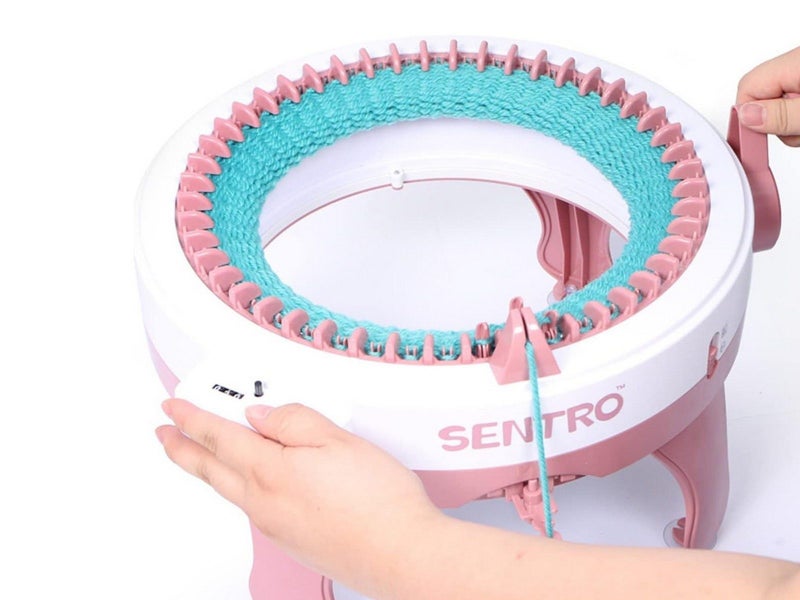 48 Needles Circular Knitting Machine DIY Weaving Loom Kit with Row Counter Carousel 3