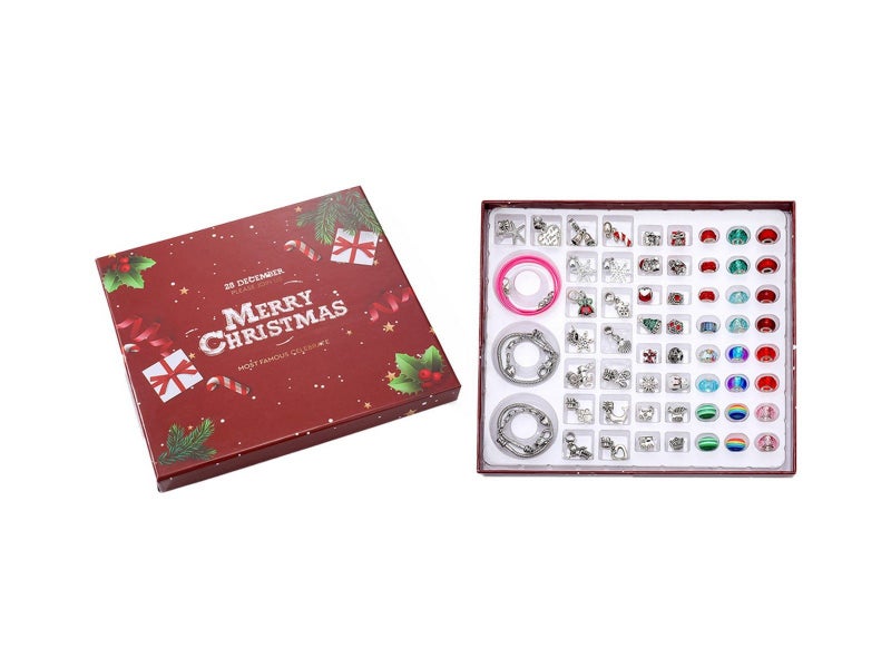 Style2 Christmas Charms Bracelet Set DIY Ornaments Toy for Girl Carousel 1