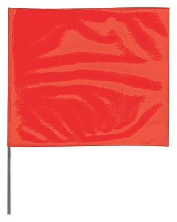 Grainger Approved Marking Flag, 15", Red, PVC, PK100 3LVF7 Carousel 1