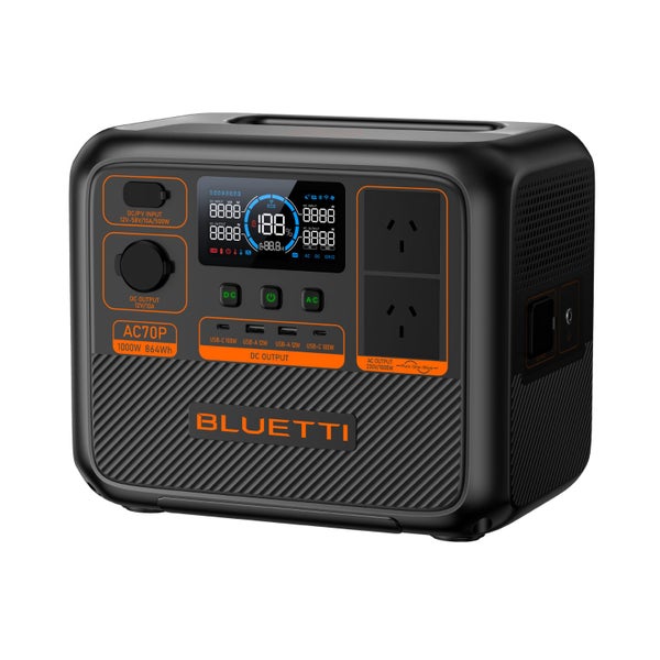 BLUETTI AC70P Portable Power Station | 1,000W 864Wh Carousel 2