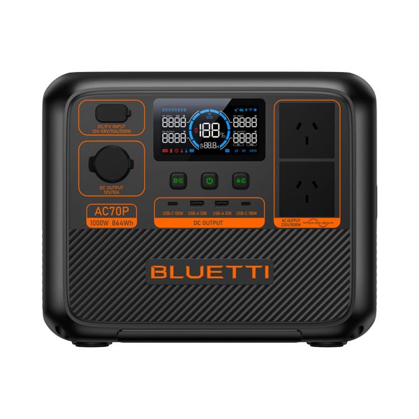 BLUETTI AC70P Portable Power Station | 1,000W 864Wh Carousel 1