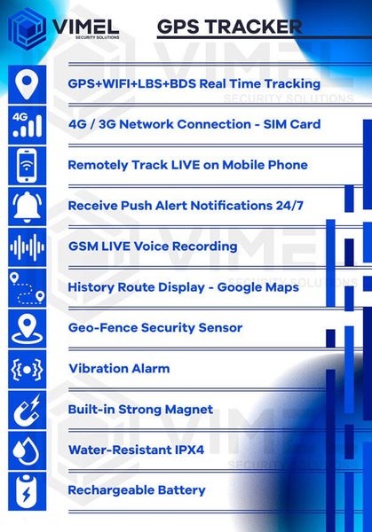 GPS Tracker Listening Device 4G Voice Recorder Satellite Live Tracking Carousel 2