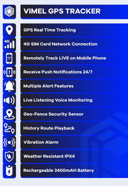 Hidden GPS Tracker 4G Live Voice Listening Device Satellite Spy Car Carousel 2