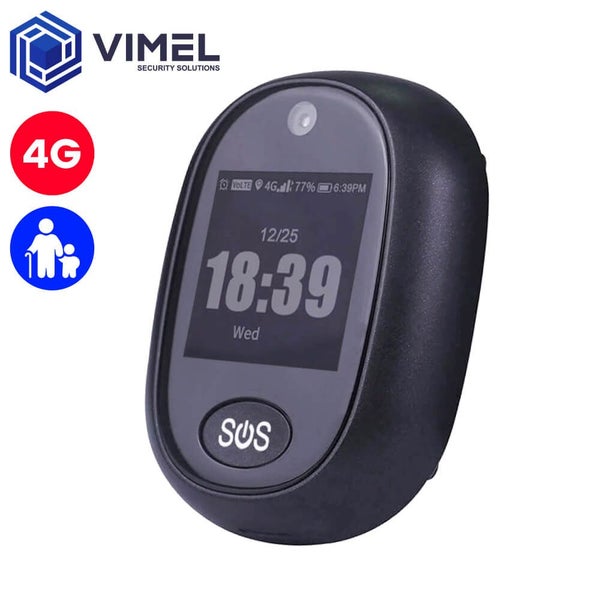 GPS Tracker 4G Personal for Kids and Elderly Satellite Wrist Tracking Device Carousel 2