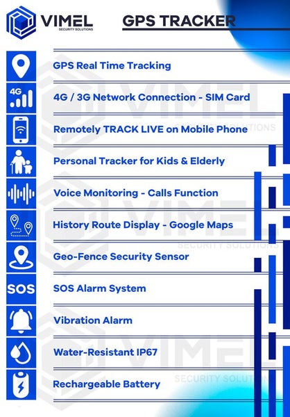 Personal GPS Tracker 4G Watch Elderly Kids Wearable SOS Calling Satellite Carousel 2
