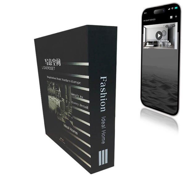 Hidden Camera WIFI Book Spy Cam LIVE VIEW Secret Mini Micro Best Carousel 1