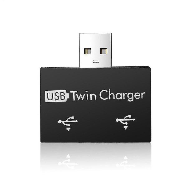 Usb2.0 Male To Twin Charger Dual 2 Port Usb Splitter Hub Adapter Converter Char Carousel 2