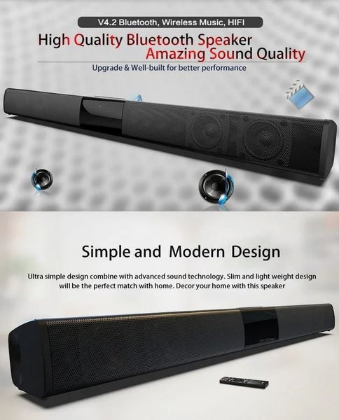 Bluetooth Speaker Sound Bar (Computer or TV) Carousel 1