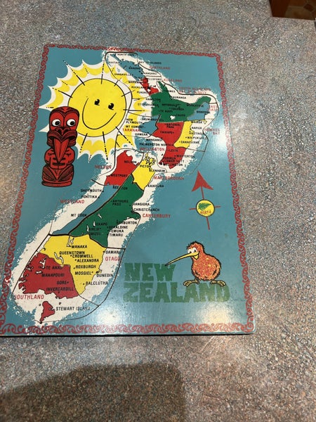 Vintage New Zealand jigsaw Carousel 1