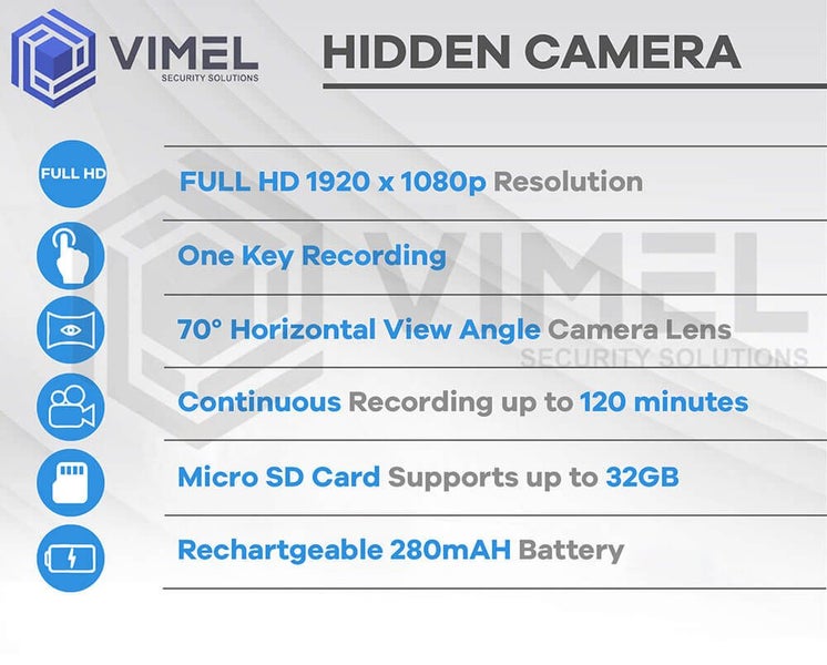 Spy Camera Glasses Office Body Wearable Hidden Best Secret Mini Carousel 2