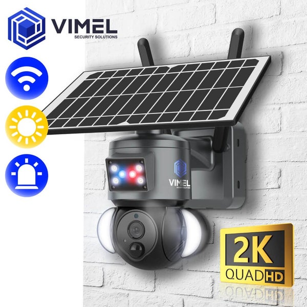 WIFI Home Alarm Security Camera 2K Panel CCTV Outdoor Carousel 1