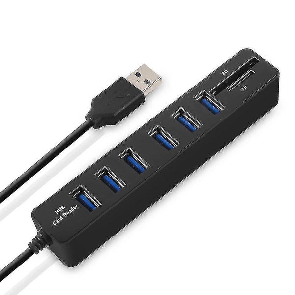 Usb Hub 3.0 Multi Usb Splitter 3.0 Micro Usb 3 Hub 3 6 Ports Tf Sd Card Reader Carousel 1