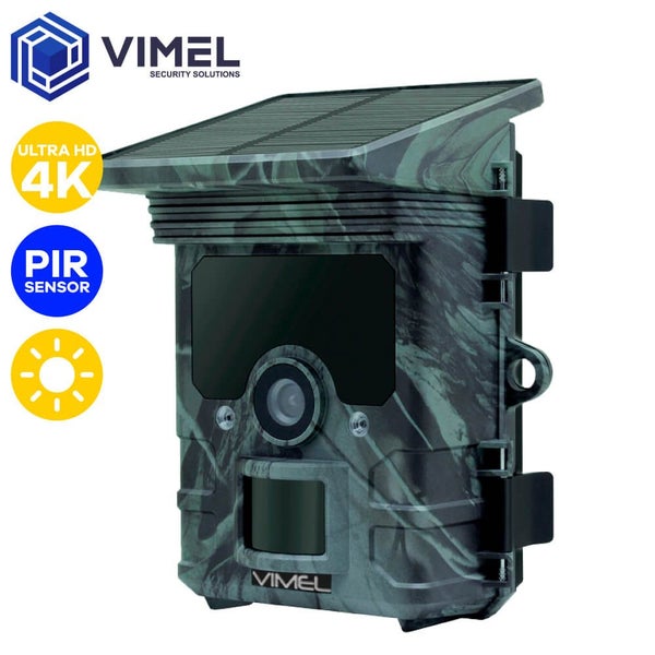 Solar Powered Trail Camera 24MP Hunting Gaming Security Wildlife Carousel 1
