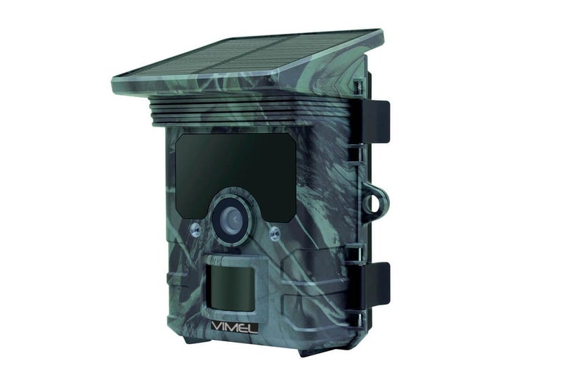 Solar Powered Trail Camera 24MP Hunting Gaming Security Wildlife Carousel 12