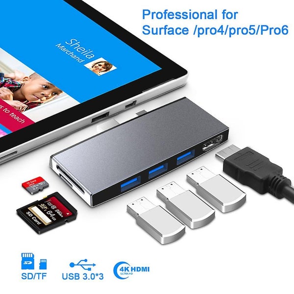 Usb Hub Docking Station Usb 3.0 Hub Adapter With 4k Hdmi 3 x Usb 3.0 Port Sd M Carousel 2
