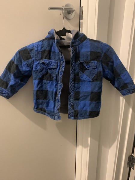 Plaid warm jacket hoodie Carousel 1