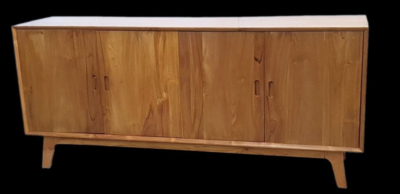 RETRO TEAK BUFFET / SIDE TABLE- ENTERTAINMENT UNIT- Carousel 1