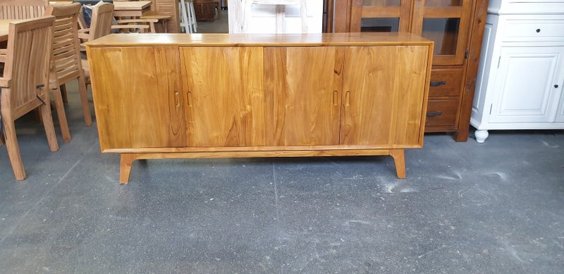RETRO TEAK BUFFET / SIDE TABLE- ENTERTAINMENT UNIT- Carousel 5