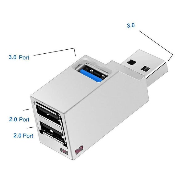 Usb 3.0 3 port Hub 2 Usb 2.0 + Usb 3.0 Data Hub For Usb 3.0 Devices Carousel 1