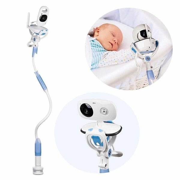 Universal Baby Monitor Holder With Velcro Strap | Fle x ible Baby Camera Mount Carousel 1