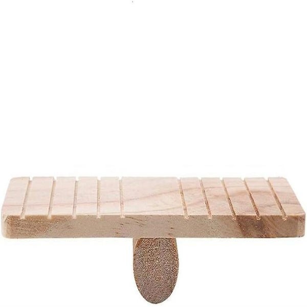 Wooden Rocking Chair Hamster Toy Small Animal Game House Cage Chewing Toy Pet A Carousel 5