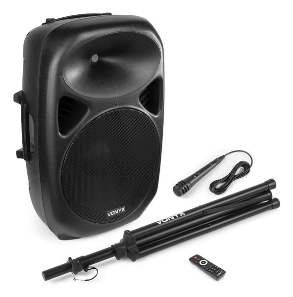 PA Speaker 15" Bluetooth With Free Stand Carousel 1